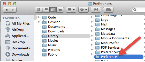 В разделе «Библиотека» откройте папку «Установки», найдите файлы с именем приложения или именем его разработчика, а затем переместите все целевые файлы в корзину